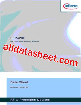 computer data sheet bfp|BFP420F.